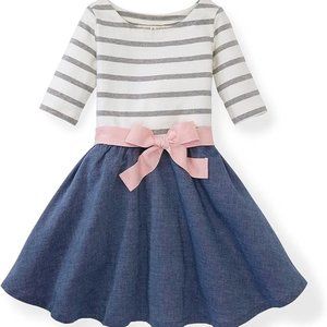Hope & Henry Little Girl's Skater Dress Size L